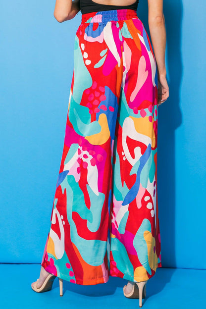 CANCUN GETAWAY SATIN PANTS Flying Tomato