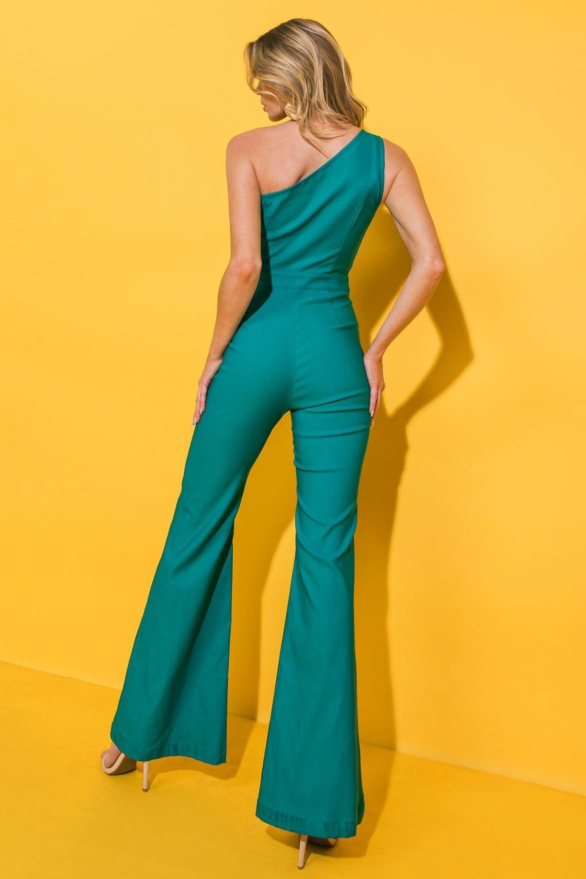 VIVID PASSION SOLID JUMPSUIT Flying Tomato