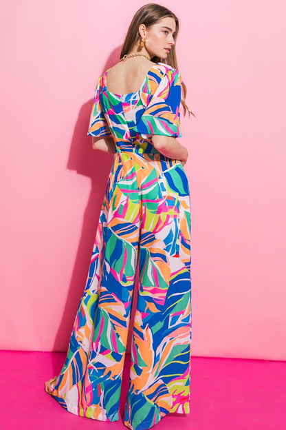 WHITEWATER BAY WOVEN JUMPSUIT Flying Tomato