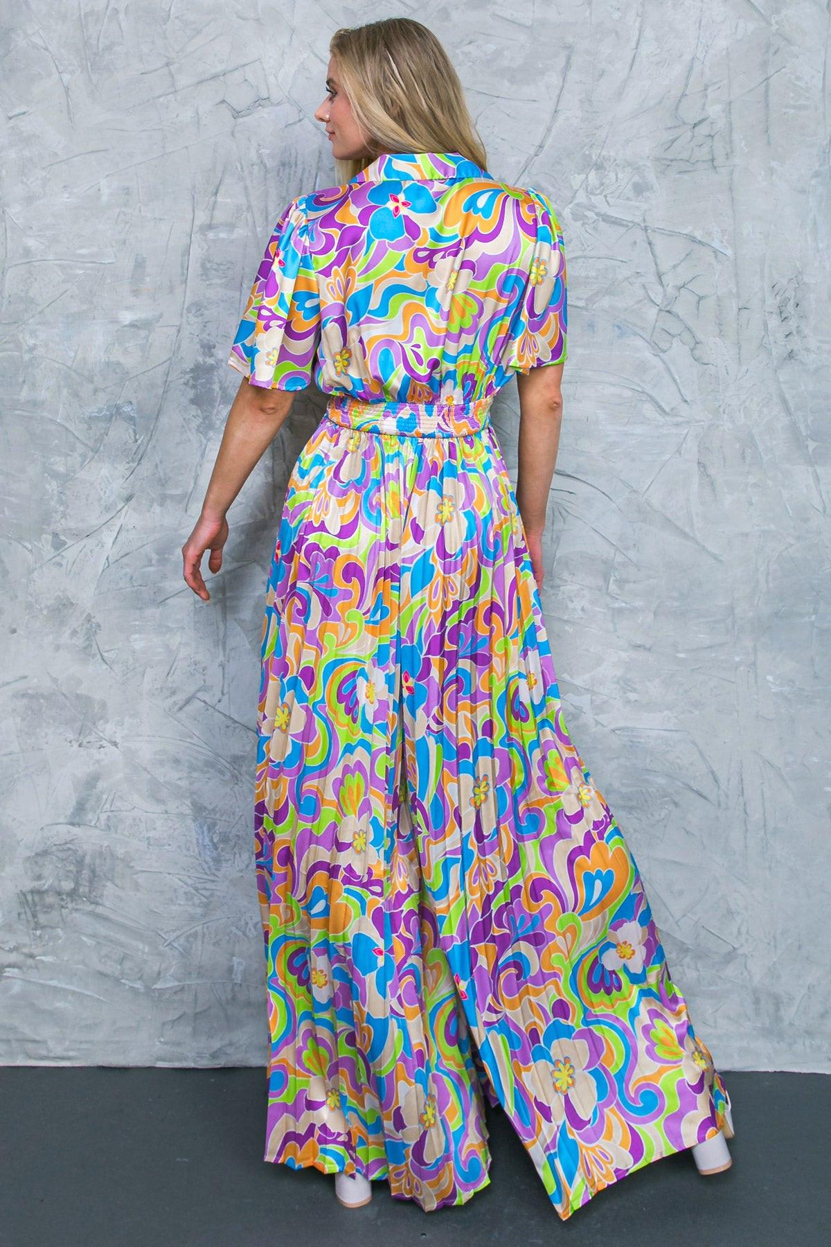 A SECRET PLACE WOVEN JUMPSUIT Flying Tomato