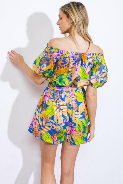 OH SO LOVELY  WOVEN ROMPER Flying Tomato