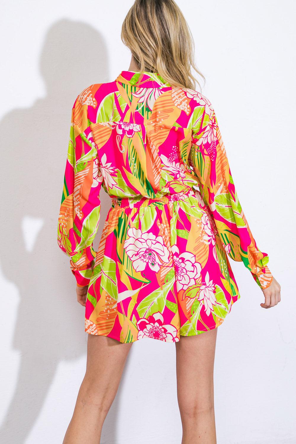 KEEPING YOU COMPANY WOVEN ROMPER Flying Tomato