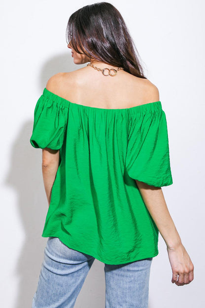 CALL TO ACTION WOVEN TOP Flying Tomato