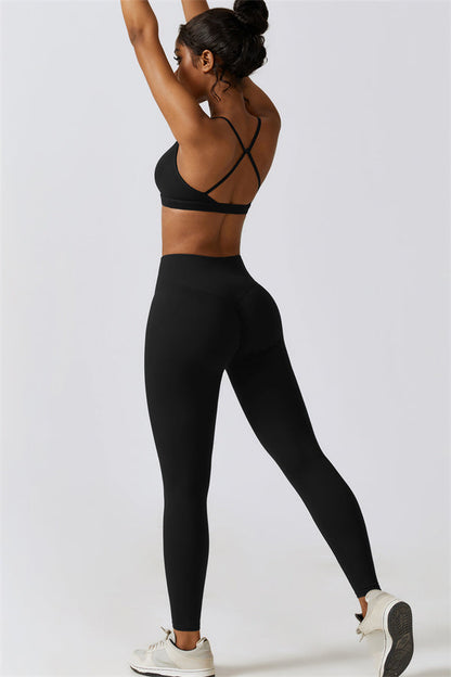 Juno Star Sports Bra Leggings 2-Piece Set Fitglutes Activewear Gymwear Sportswear & Workout Clothes