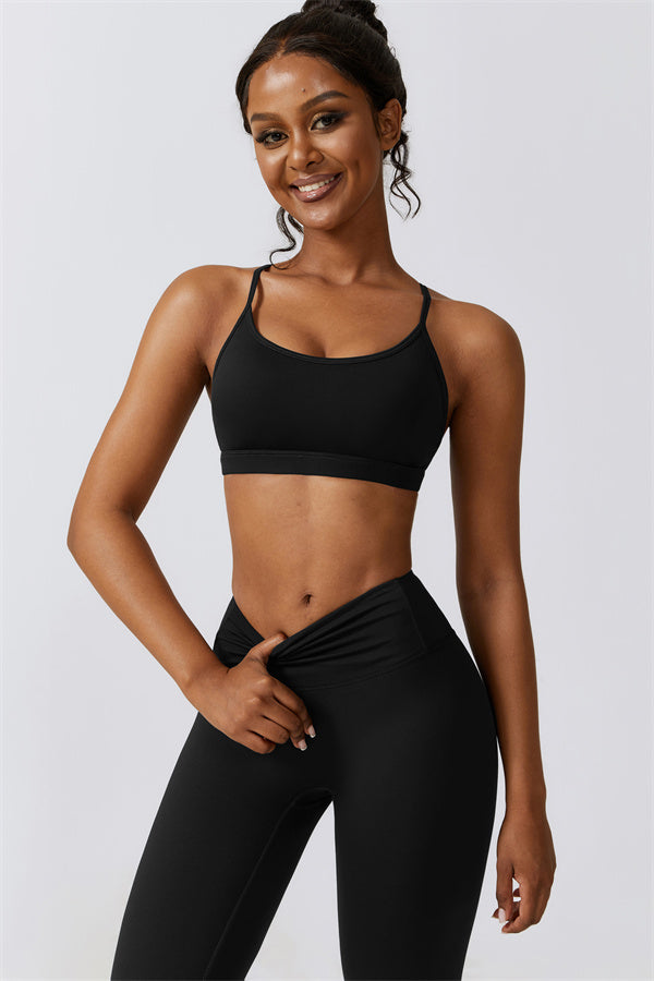 Juno Star Sports Bra Leggings 2-Piece Set Fitglutes Activewear Gymwear Sportswear & Workout Clothes