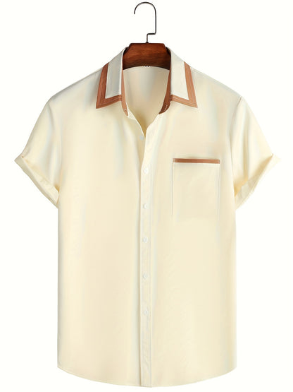 New Lightweight Casual Short-Sleeve Shirt for Men for Spring And Summer. NovaCart