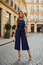 Women's Belted V-Neck Short Sleeve Straight-Leg Jumpsuit – 6 Colors S–2XL FitiqueFit