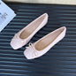 Women's Korean Style Square Toe Soft Sole Slip-On Flats – Wide Size FitiqueFit
