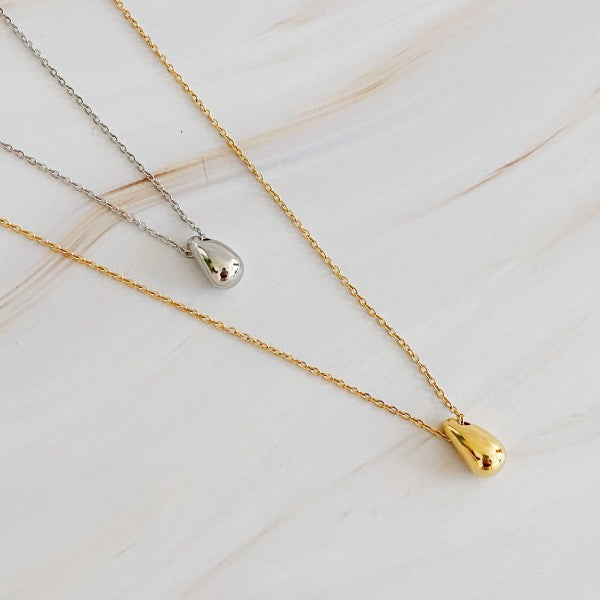 Mini Teardrop Pendant Necklace Shop Style & More | Fresh Looks, Everyday Deals & Free Shipping