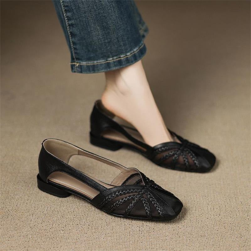 Women’s Fashion Mesh Breathable Low-Heel Versatile Sandals FitiqueFit