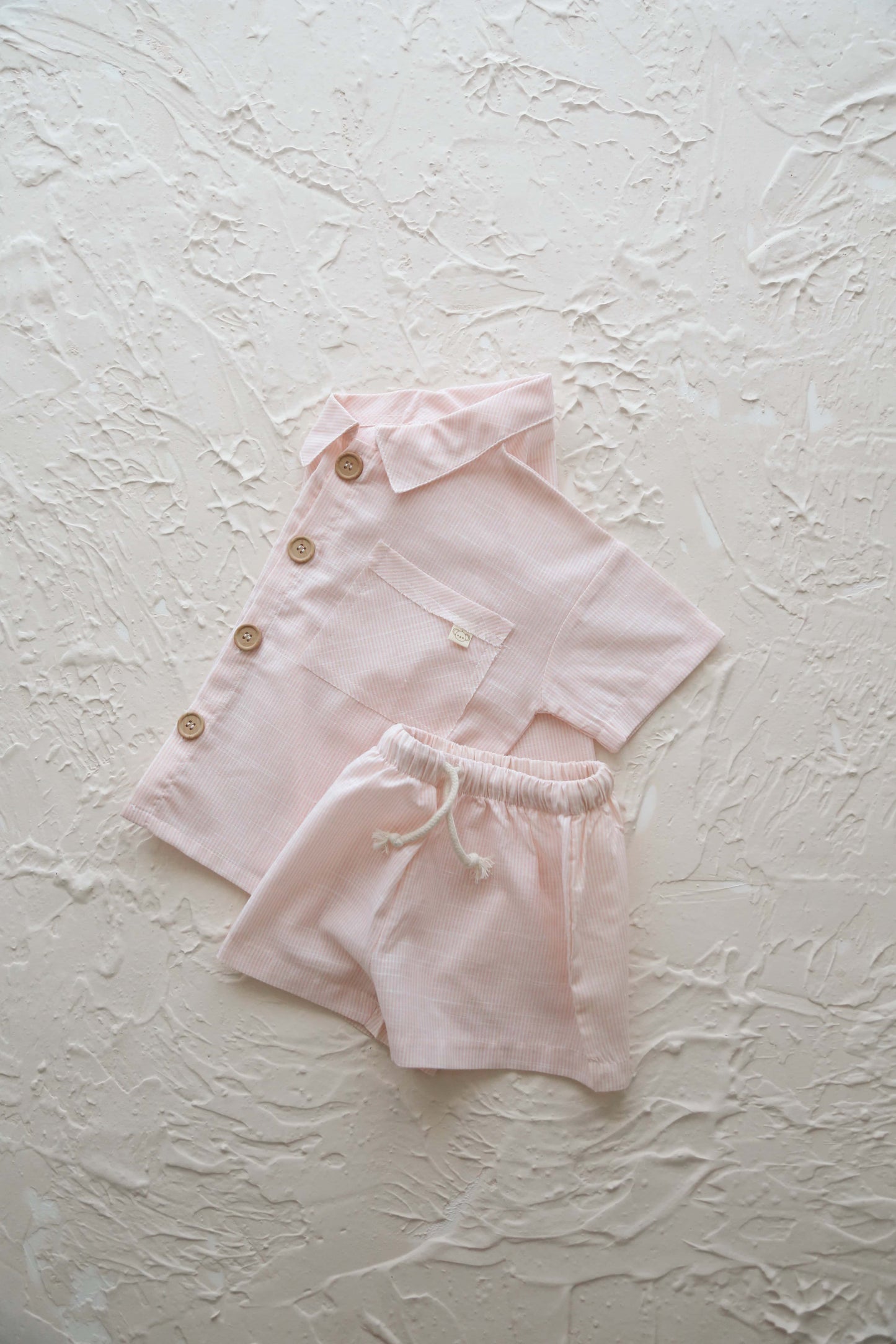 Boy Shirt-Short Set Honey and Hive