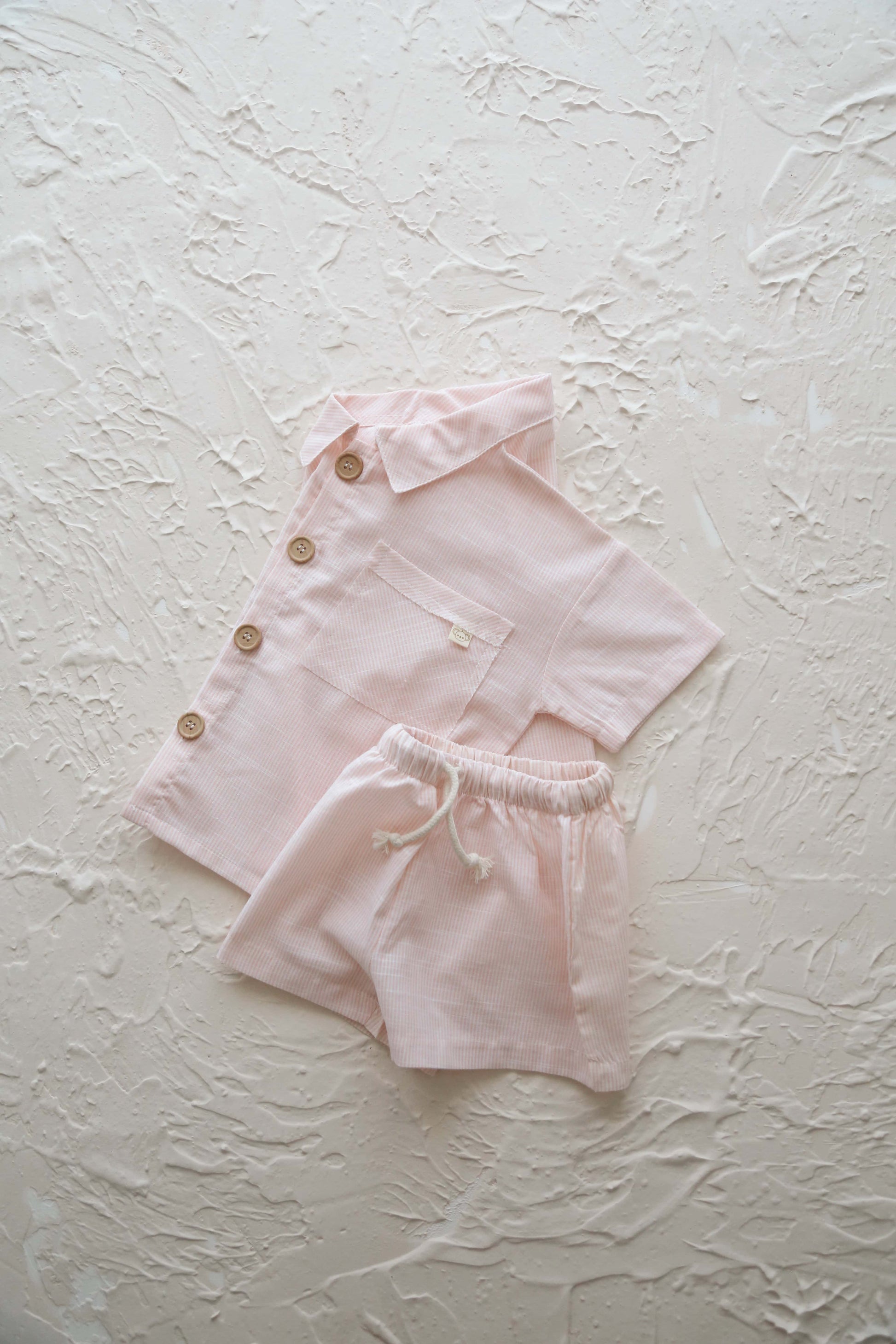 Boy Shirt-Short Set Honey and Hive