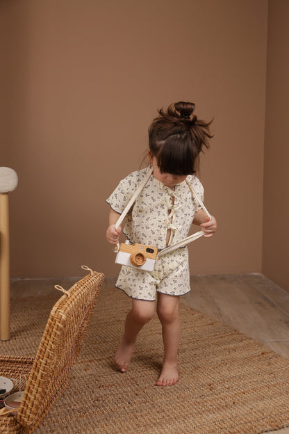 Wildflower Tie-Front Set Honey and Hive