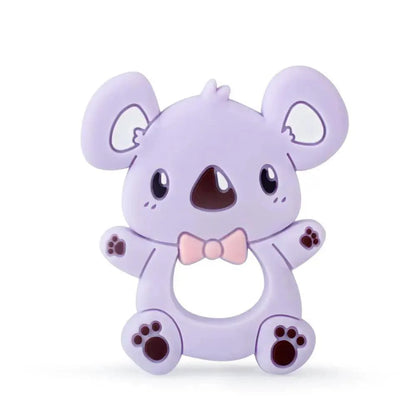 Baby Silicone Teethers BPA Free Teething Toy Animals Koala Bear Dog Teether Silicone Beads Stevvex