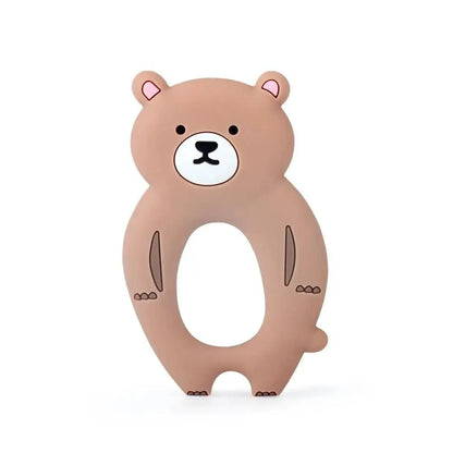 Baby Silicone Teethers BPA Free Teething Toy Animals Koala Bear Dog Teether Silicone Beads Stevvex