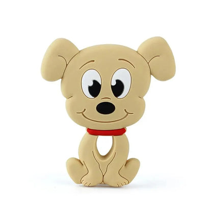 Baby Silicone Teethers BPA Free Teething Toy Animals Koala Bear Dog Teether Silicone Beads Stevvex