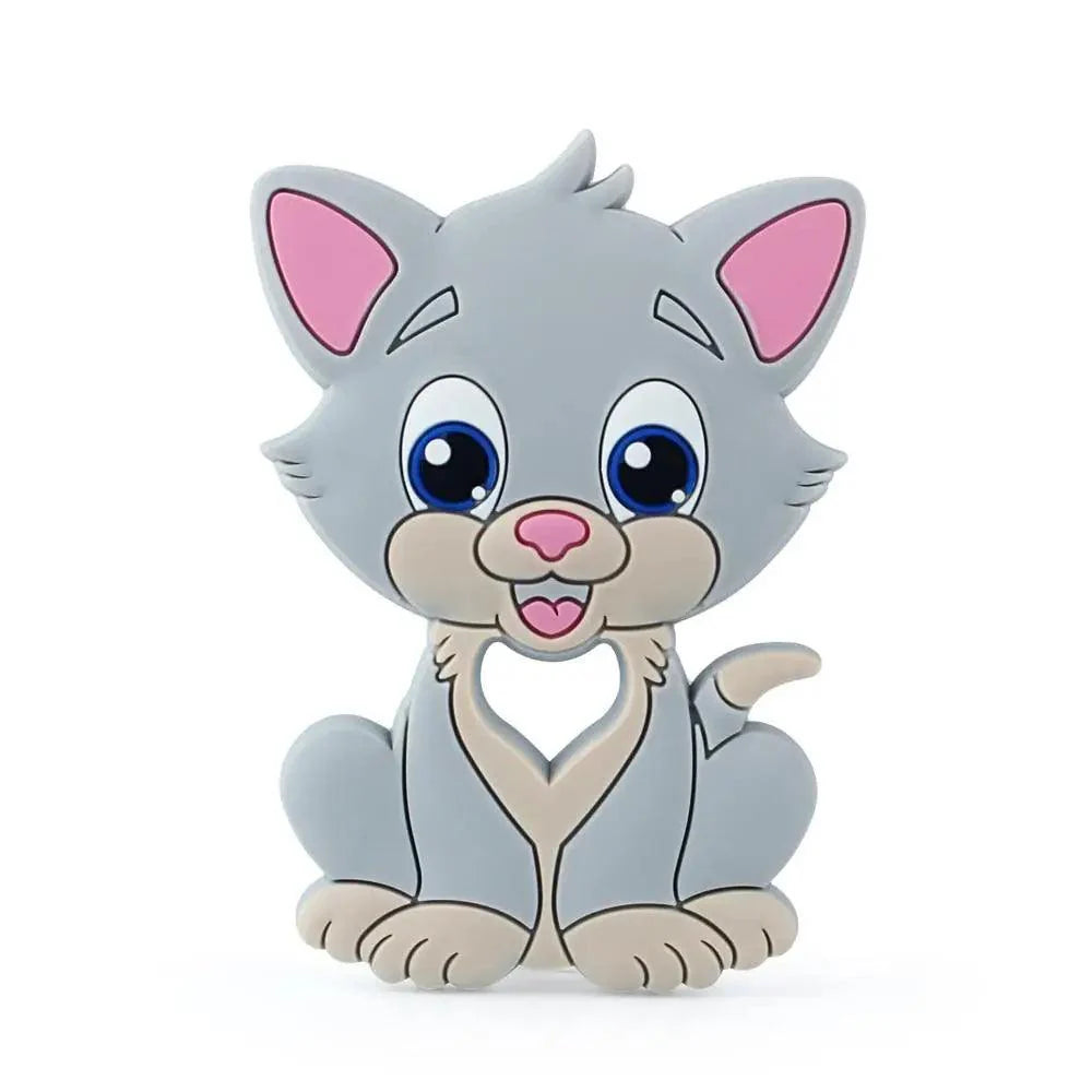 Baby Silicone Teethers BPA Free Teething Toy Animals Koala Bear Dog Teether Silicone Beads Stevvex