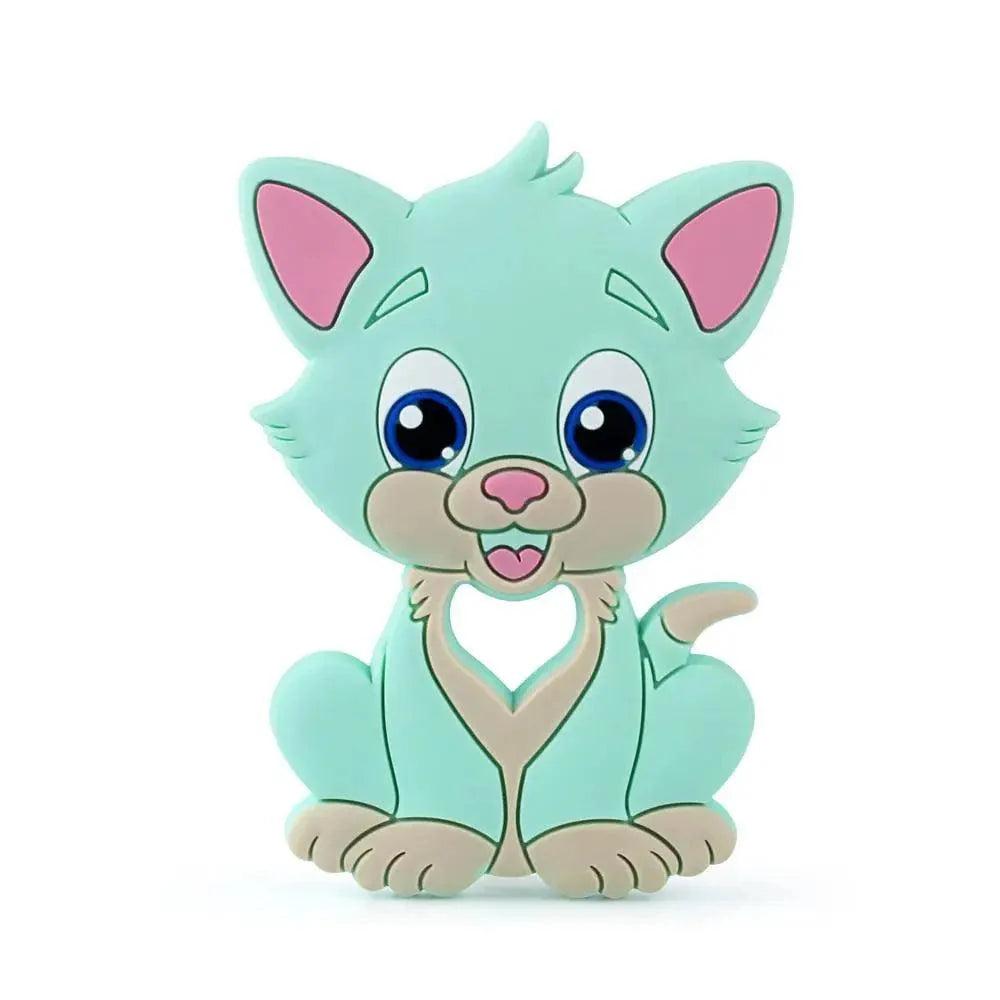 Baby Silicone Teethers BPA Free Teething Toy Animals Koala Bear Dog Teether Silicone Beads Stevvex