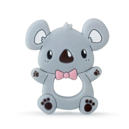 Baby Silicone Teethers BPA Free Teething Toy Animals Koala Bear Dog Teether Silicone Beads Stevvex