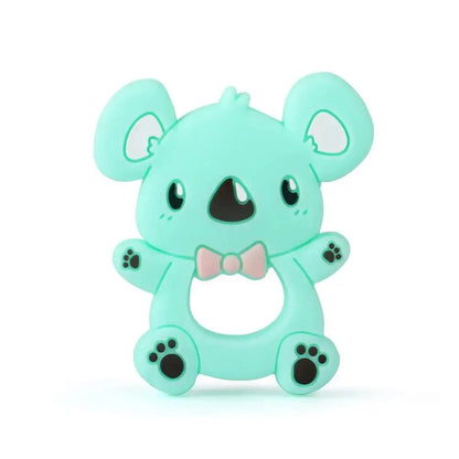 Baby Silicone Teethers BPA Free Teething Toy Animals Koala Bear Dog Teether Silicone Beads Stevvex