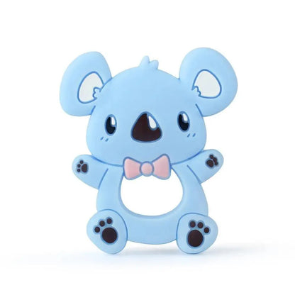 Baby Silicone Teethers BPA Free Teething Toy Animals Koala Bear Dog Teether Silicone Beads Stevvex
