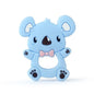 Baby Silicone Teethers BPA Free Teething Toy Animals Koala Bear Dog Teether Silicone Beads Stevvex