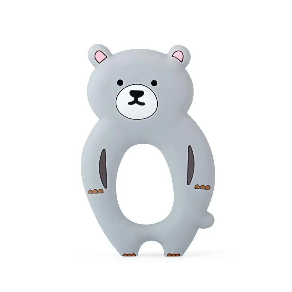 Baby Silicone Teethers BPA Free Teething Toy Animals Koala Bear Dog Teether Silicone Beads Stevvex