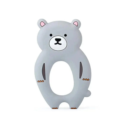 Baby Silicone Teethers BPA Free Teething Toy Animals Koala Bear Dog Teether Silicone Beads Stevvex