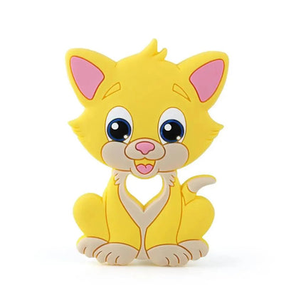 Baby Silicone Teethers BPA Free Teething Toy Animals Koala Bear Dog Teether Silicone Beads Stevvex