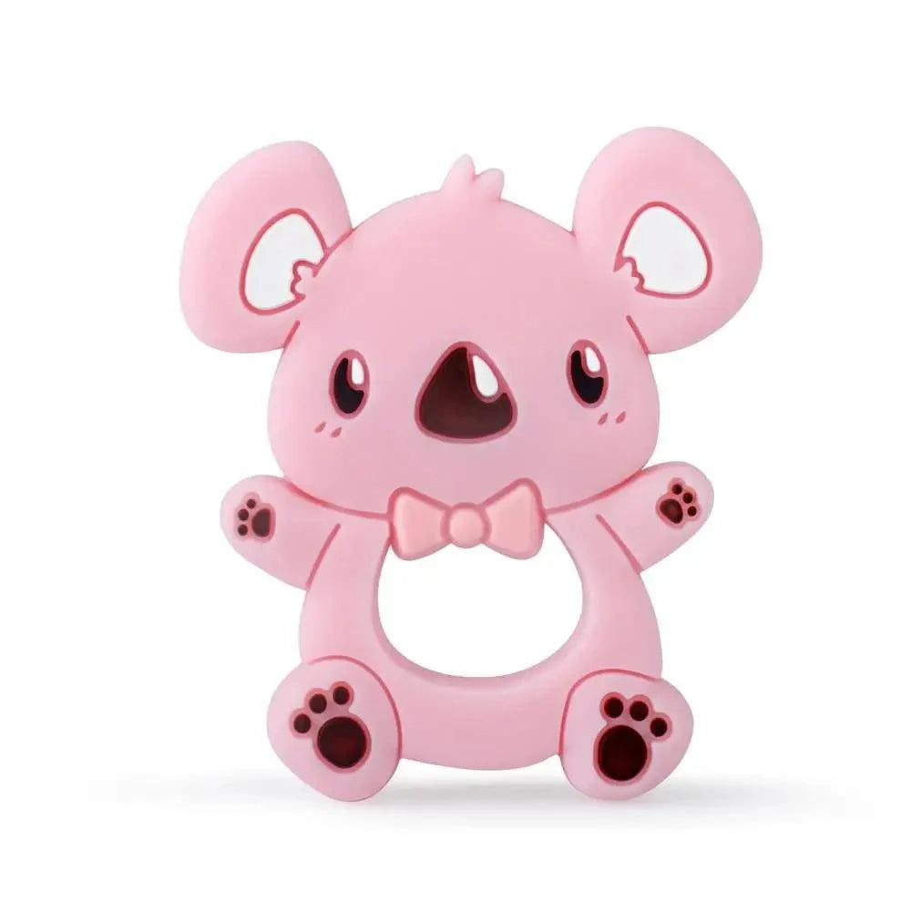 Baby Silicone Teethers BPA Free Teething Toy Animals Koala Bear Dog Teether Silicone Beads Stevvex