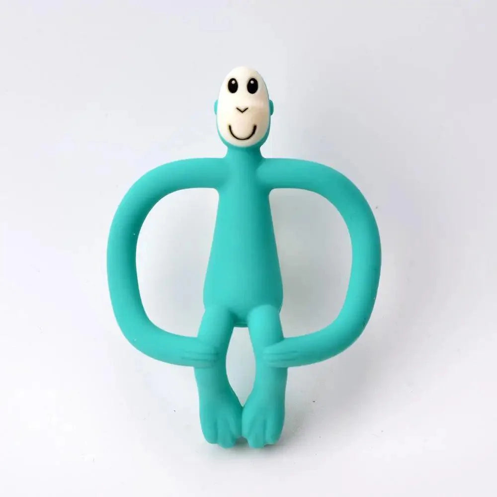 Baby Teether Toys Toddle Safe Banana Teething Ring Silicone Chew Dental Care Toothbrush Nursing Beads Gift For Infant Stevvex