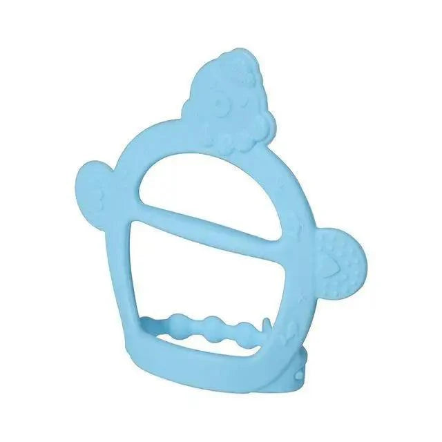 Baby Teether Toys Toddle Safe Banana Teething Ring Silicone Chew Dental Care Toothbrush Nursing Beads Gift For Infant Stevvex