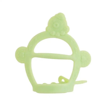Baby Teether Toys Toddle Safe Banana Teething Ring Silicone Chew Dental Care Toothbrush Nursing Beads Gift For Infant Stevvex