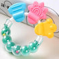 Baby Teether Toys Toddle Safe Banana Teething Ring Silicone Chew Dental Care Toothbrush Nursing Beads Gift For Infant Stevvex