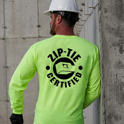 Zip Tie - Long Sleeve Hi-Vis T-Shirt Armed American Supply