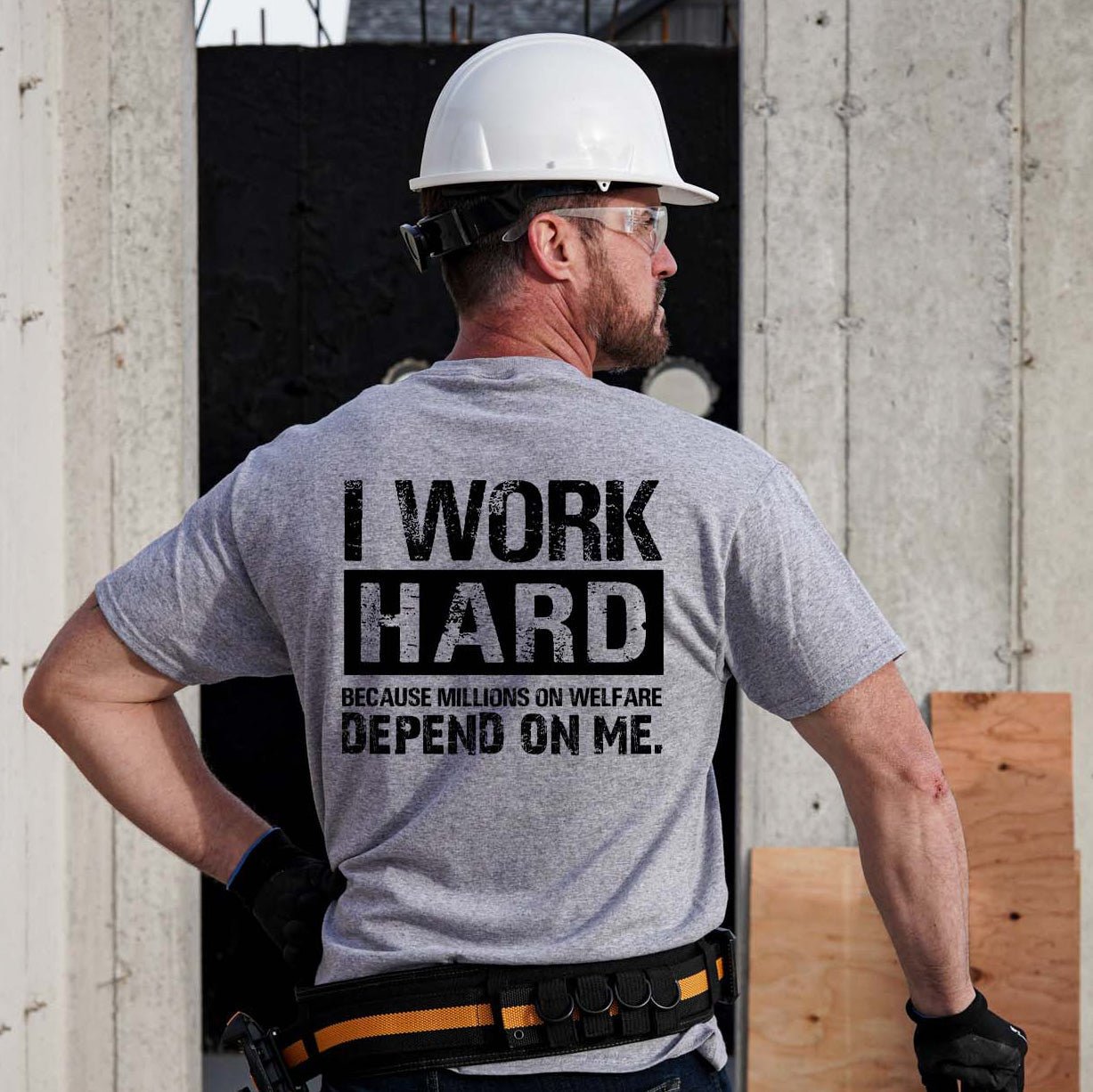 Welfare - Safety Yellow T-Shirt Armed American Supply
