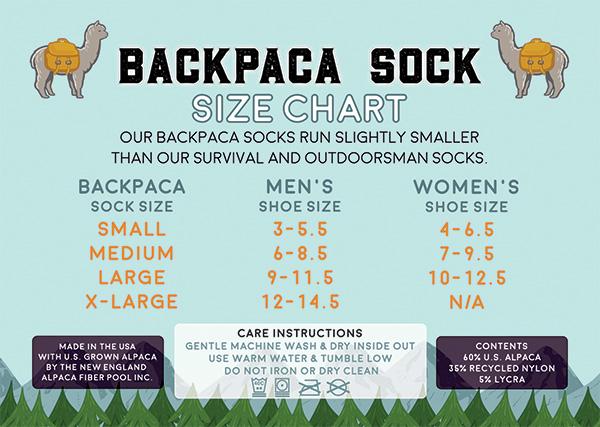BACKPACA Lightweight Hiker Alpaca Ankle Socks Purely Alpaca