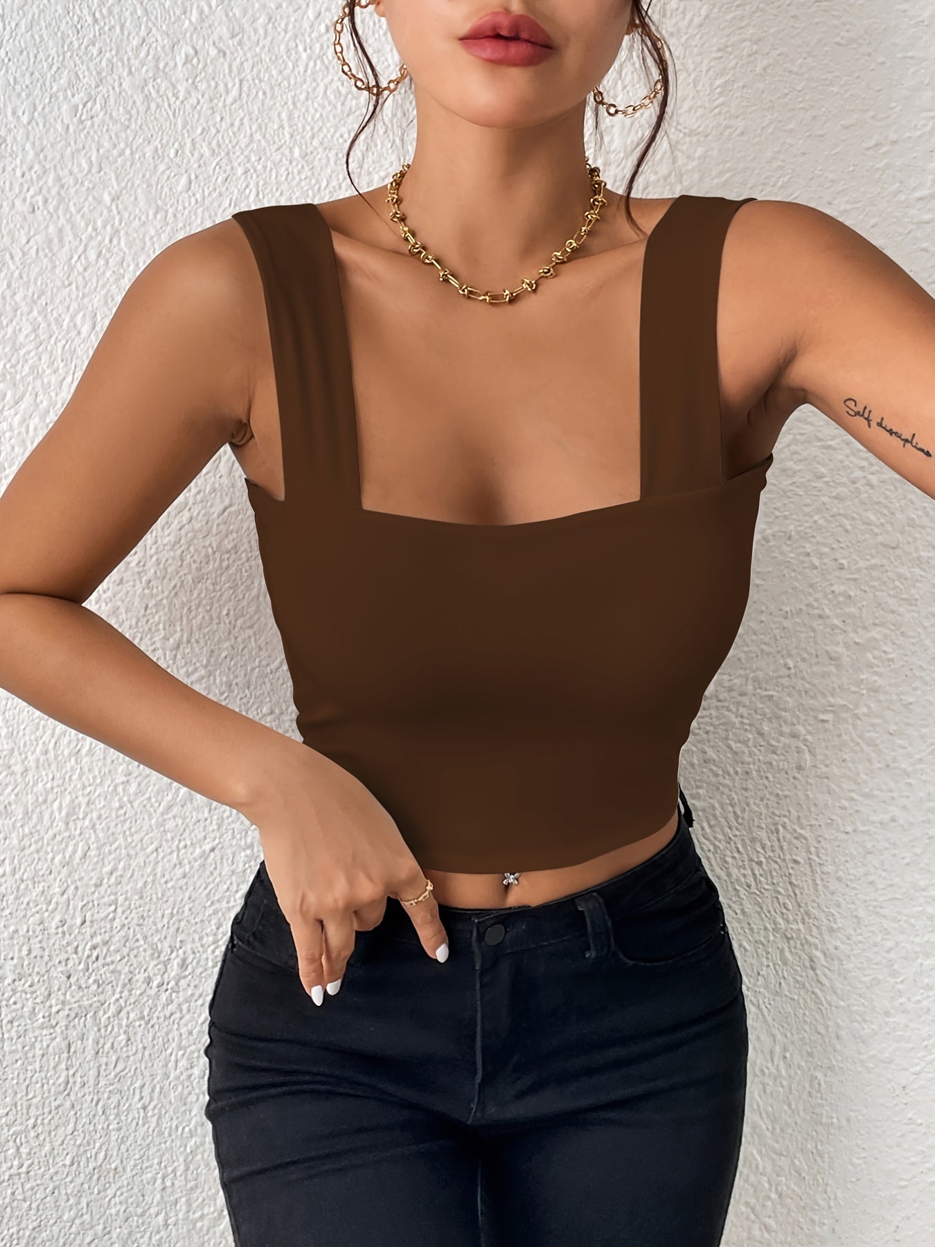 European And American Sexy Chest-Revealing Waist-Cinching Camisole NovaCart