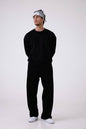 Unisex Baggy Fit Oversize Sweatshirt & Jogger Set - Heavyweight Tracksuit Withinblack