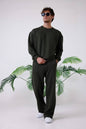 Unisex Baggy Fit Oversize Sweatshirt & Jogger Set - Heavyweight Tracksuit Withinblack