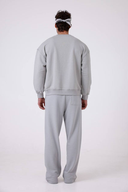 Unisex Baggy Fit Oversize Sweatshirt & Jogger Set - Heavyweight Tracksuit Withinblack