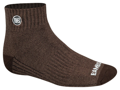 Premium Bamboo Rayon Quarter High Crew Socks Bamboo Sports