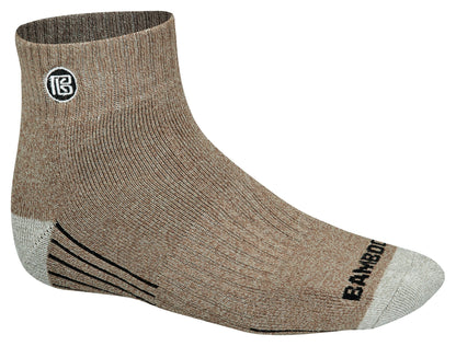 Premium Bamboo Rayon Quarter High Crew Socks Bamboo Sports