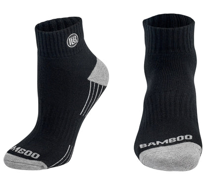 Premium Bamboo Rayon Quarter High Crew Socks Bamboo Sports
