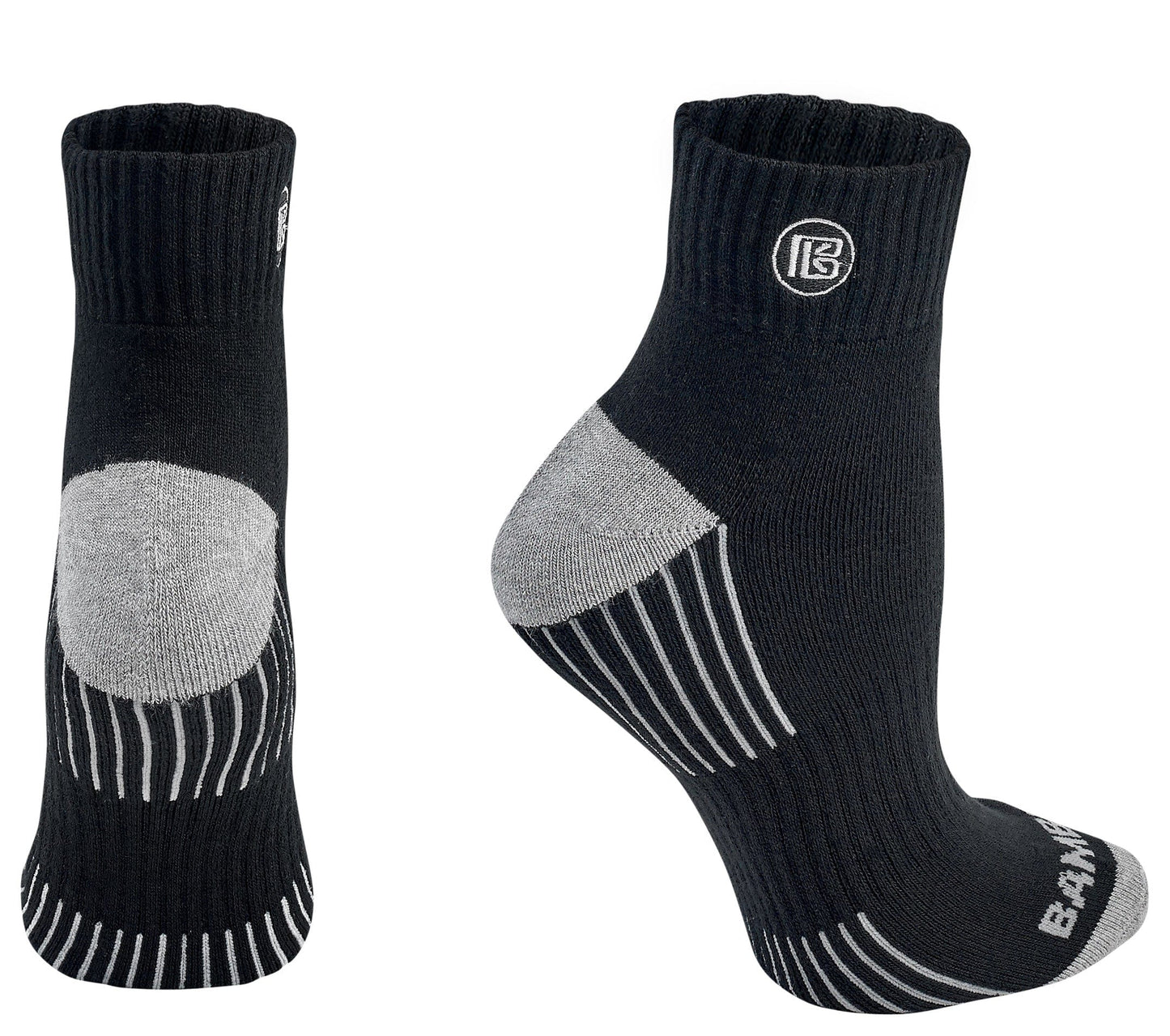 Premium Bamboo Rayon Quarter High Crew Socks Bamboo Sports