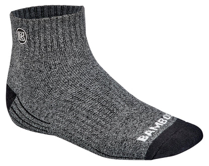 Premium Bamboo Rayon Quarter High Crew Socks Bamboo Sports