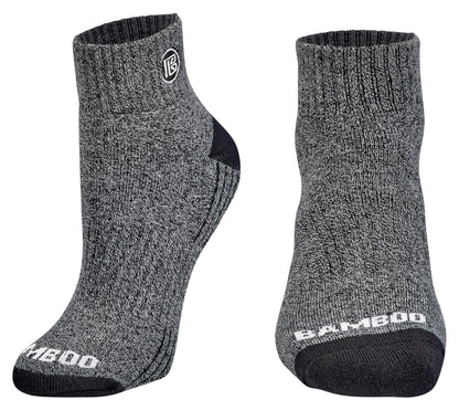 Premium Bamboo Rayon Quarter High Crew Socks Bamboo Sports
