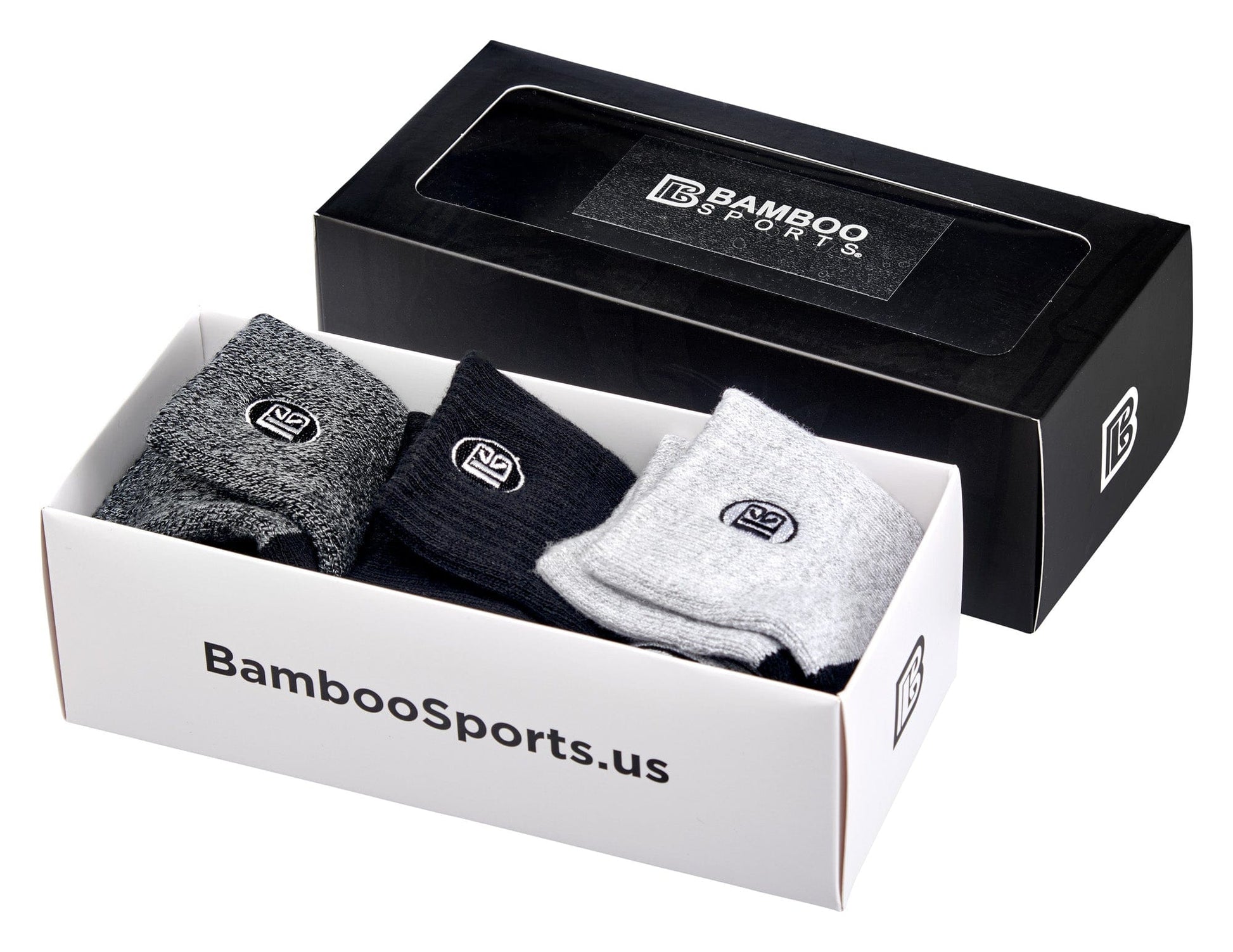 Premium Bamboo Rayon Quarter High Crew Socks Bamboo Sports