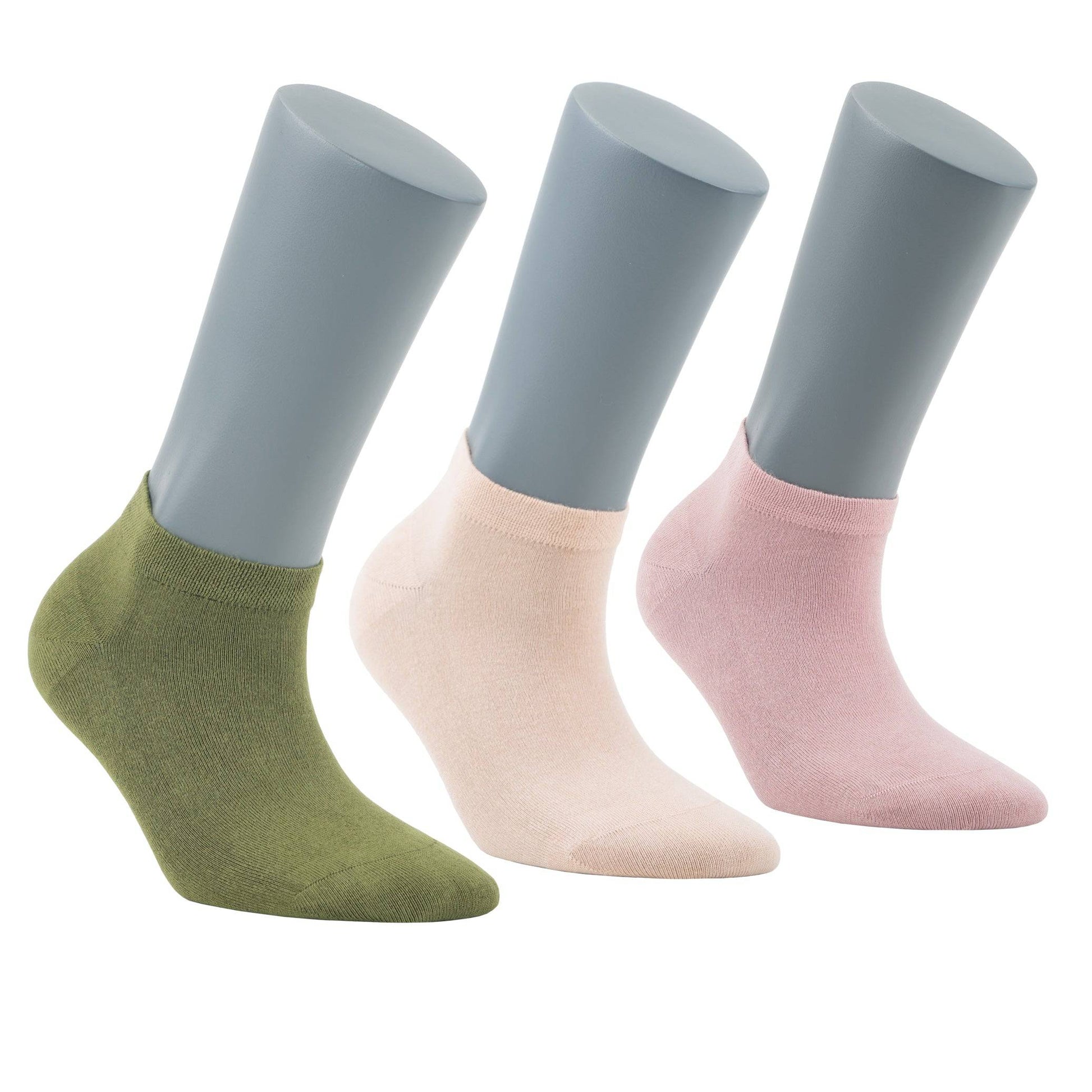 Women’s Bamboo Ankle Socks 12-Pack – Mixed Colors Soft Thin Low-Cut Socks Bambooven