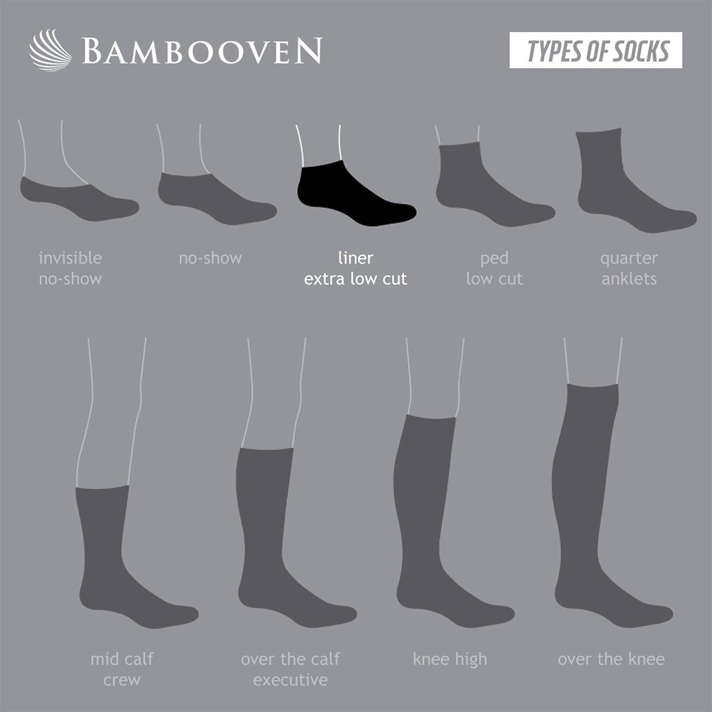 Women’s Bamboo Ankle Socks 6-Pack – Mixed Colors Soft Thin Low-Cut Socks Bambooven